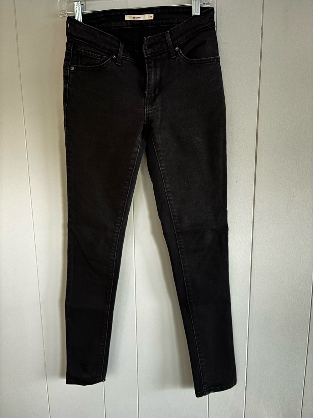 Levi's 711 Black Women's Skinny Jeans